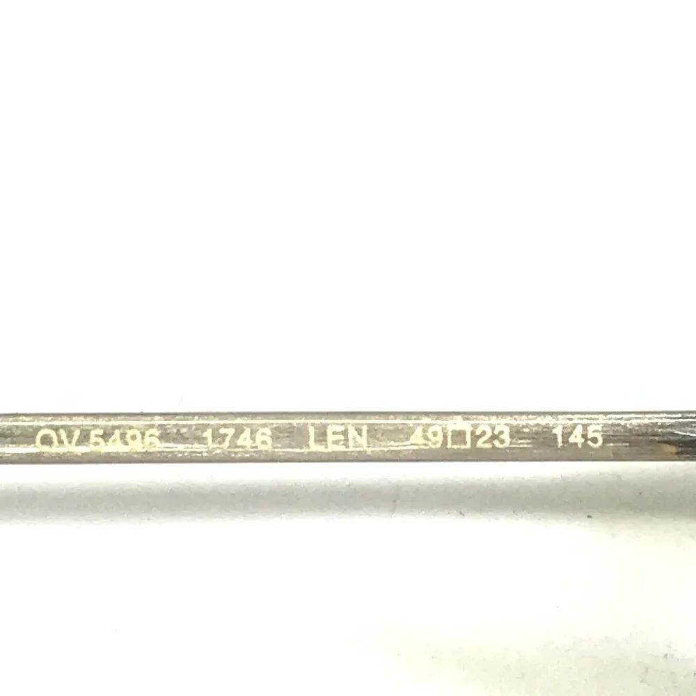 Oliver Peoples Eyeglasses Frames OV5496 1746 LEN Brown Yellow Silver 49-23-145